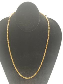 20" Gold Rope chain #31903