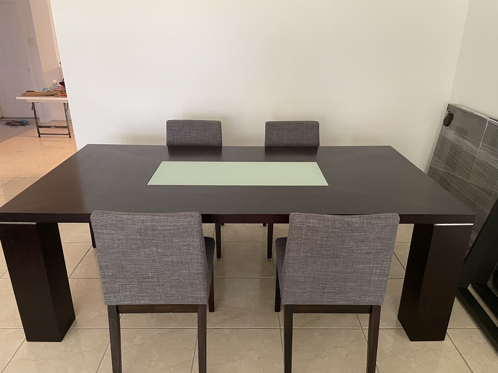 Dark Walnut Dining Table