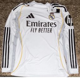 Adidas Real Madrid Long Sleeve Soccer Jersey XS White Aeroready (contact info removed)43