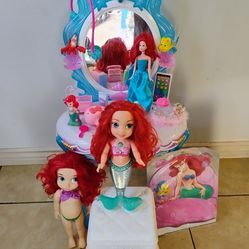 Little mermaid vanity