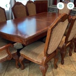 Wood Dinning Table Set
