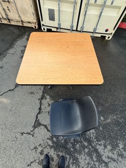 Table and chair