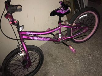 Purple and Black bikes