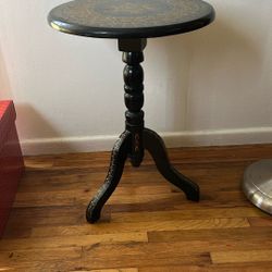 Antique Foldable Side Table 