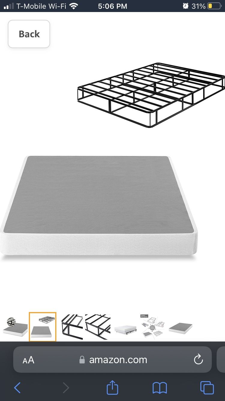 ZINUS 7 Inch Metal Smart Box Spring / Mattress Foundation / Strong Metal Frame / Easy Assembly, Twin XL