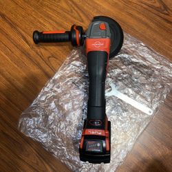 Milwaukee M18 Fuel Brushless 4 1/2” -5” Grinder Variable Speed & Paddle Switch (2888-20) & 5.0 Battery 