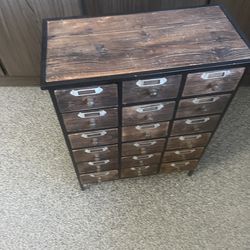 Apothecary style nightstand, or side table