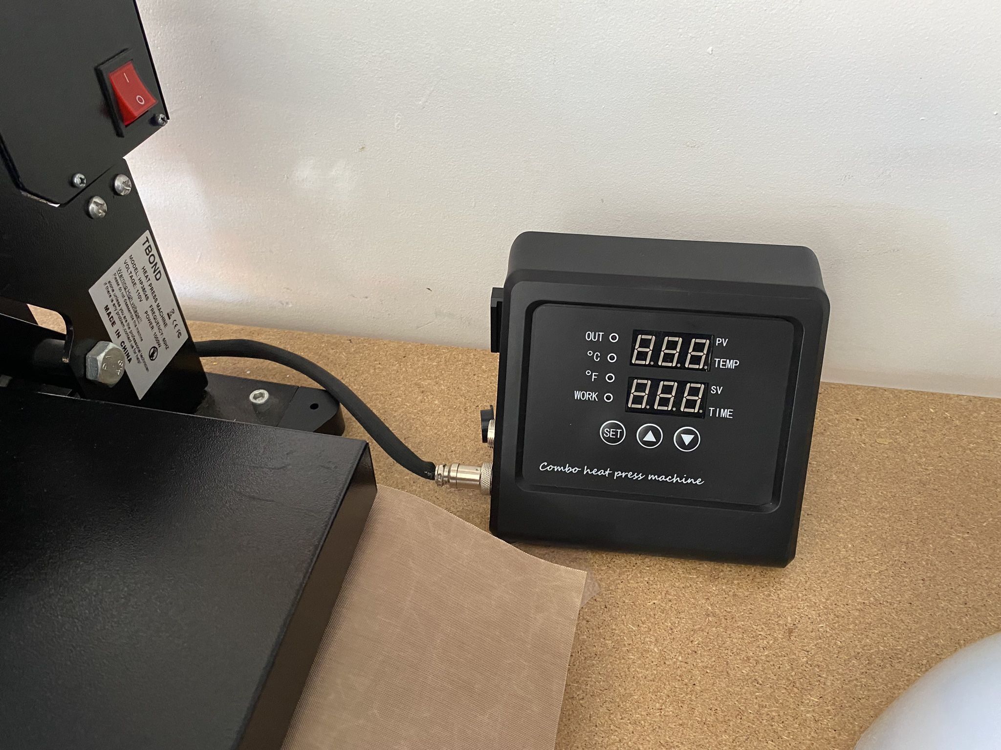Heat Press Temperature Control Box