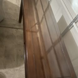 Sleek Wood Console Table