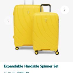 🔥 ATLANTIC 🔥Expandable Hardside Spinner Set BRAND NEW 