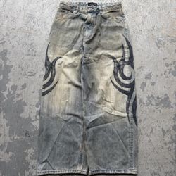 Balenciaga Tribal Baggy Jeans 