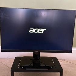 Acer LED 23.8” Computer Monitor with Adjustable Stand