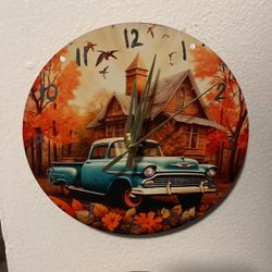 Old Truck Clock
