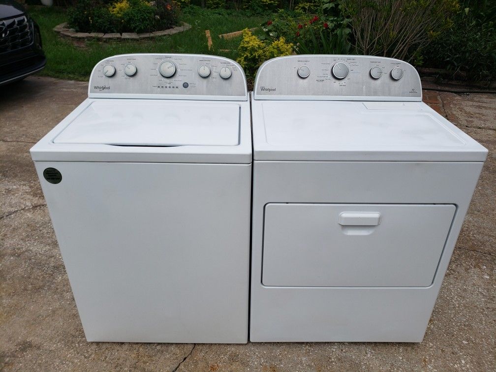 Whirlpool Set With Warranty.