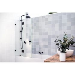 34" Wide X 58" HIGTH FRAMELESS GLASS HINGE BATHTUB DOOR