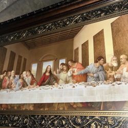 Last Supper Framed Wall Decor 