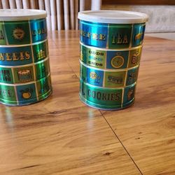 Vintage Tins, Coffee Cans, Beautiful Colors