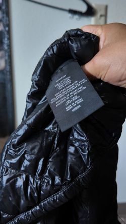 Black Puffer Down Jacket Medium