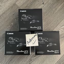 Canon PowerShot G7 x Mark 3 - Brand New Authentic