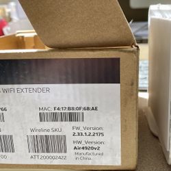 AT&T Wi-Fi Extender New in Box