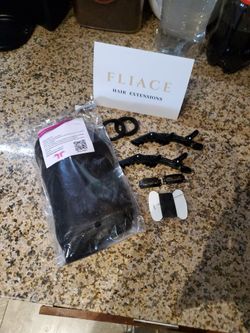 Black hair extension