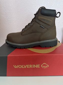 New Wolverine Waterproof Work Boot with steel toe