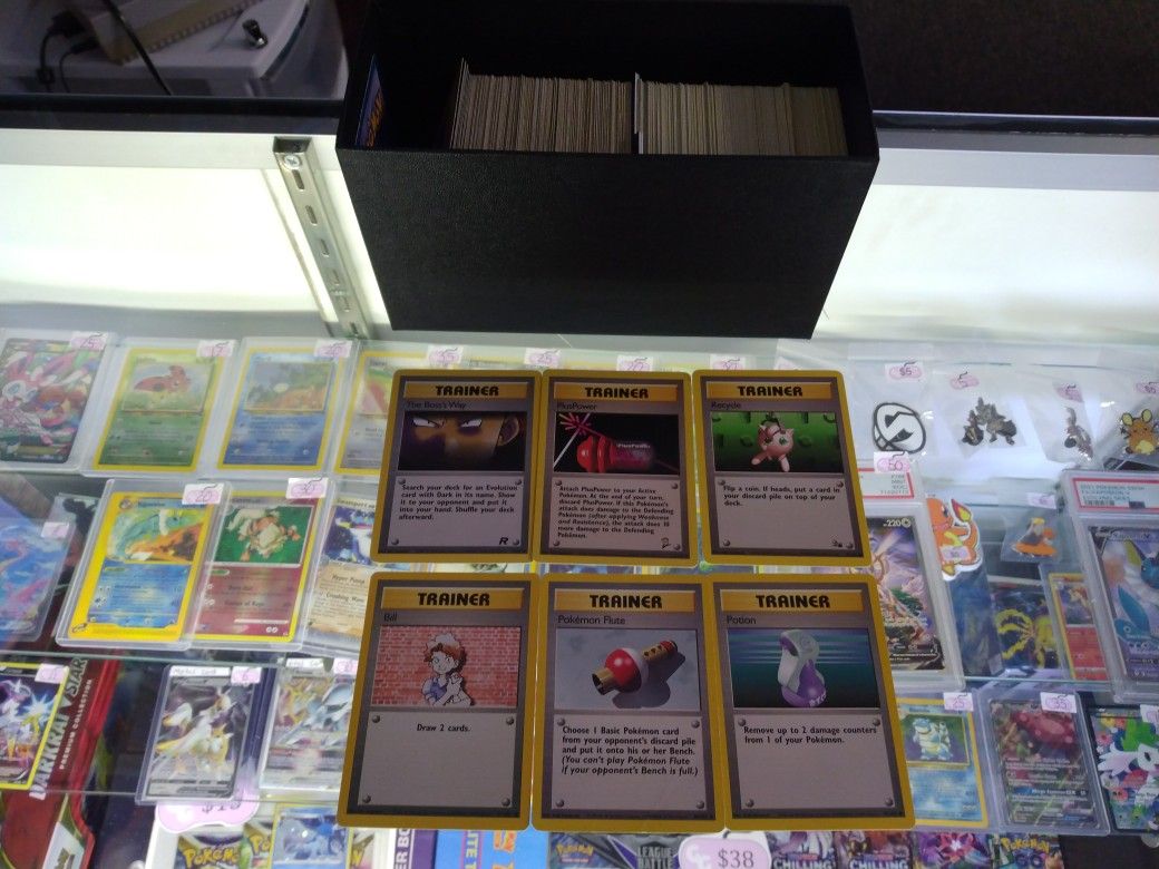 Old Pokemon Trainer Cards