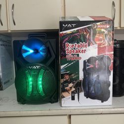 Portable Speaker With Microphone 