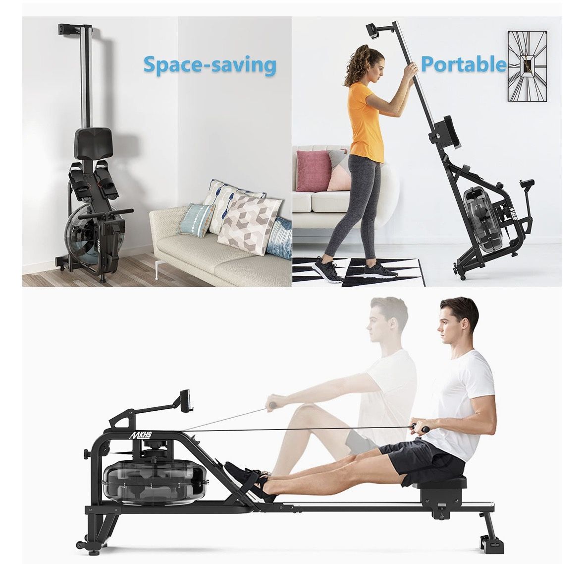 MKHS Water Rowing Machine