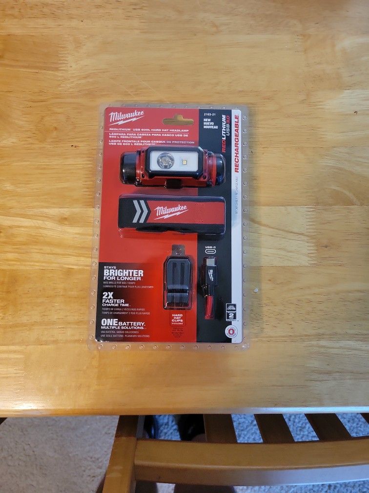 Redlithium USB 600L Hard Hat Headlamp