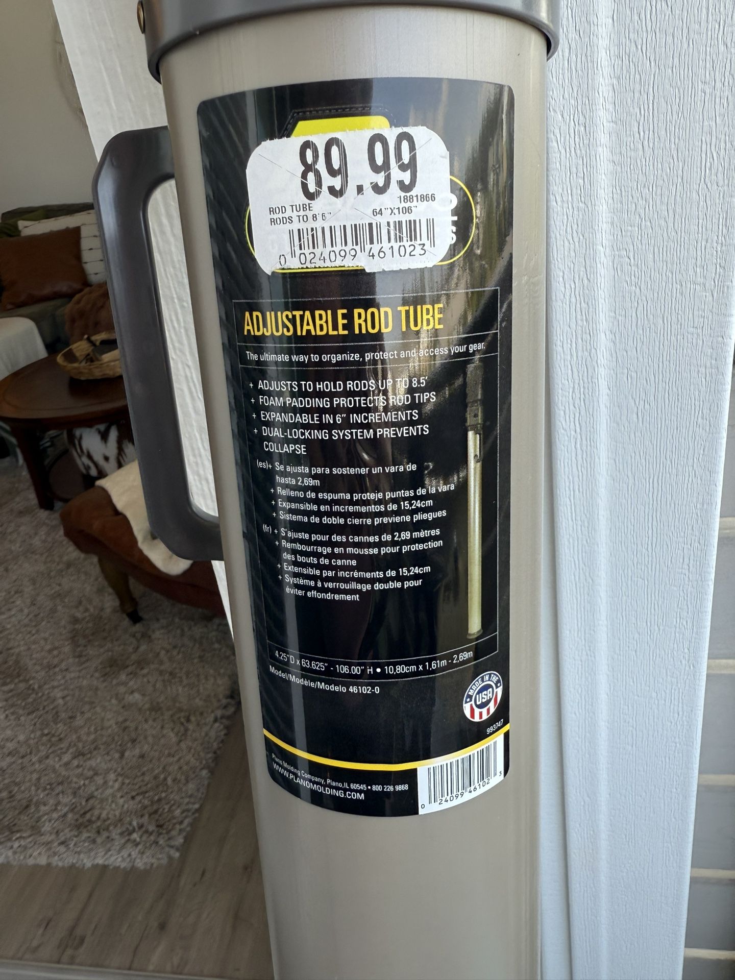 Fishing Rod Adjustable Tube