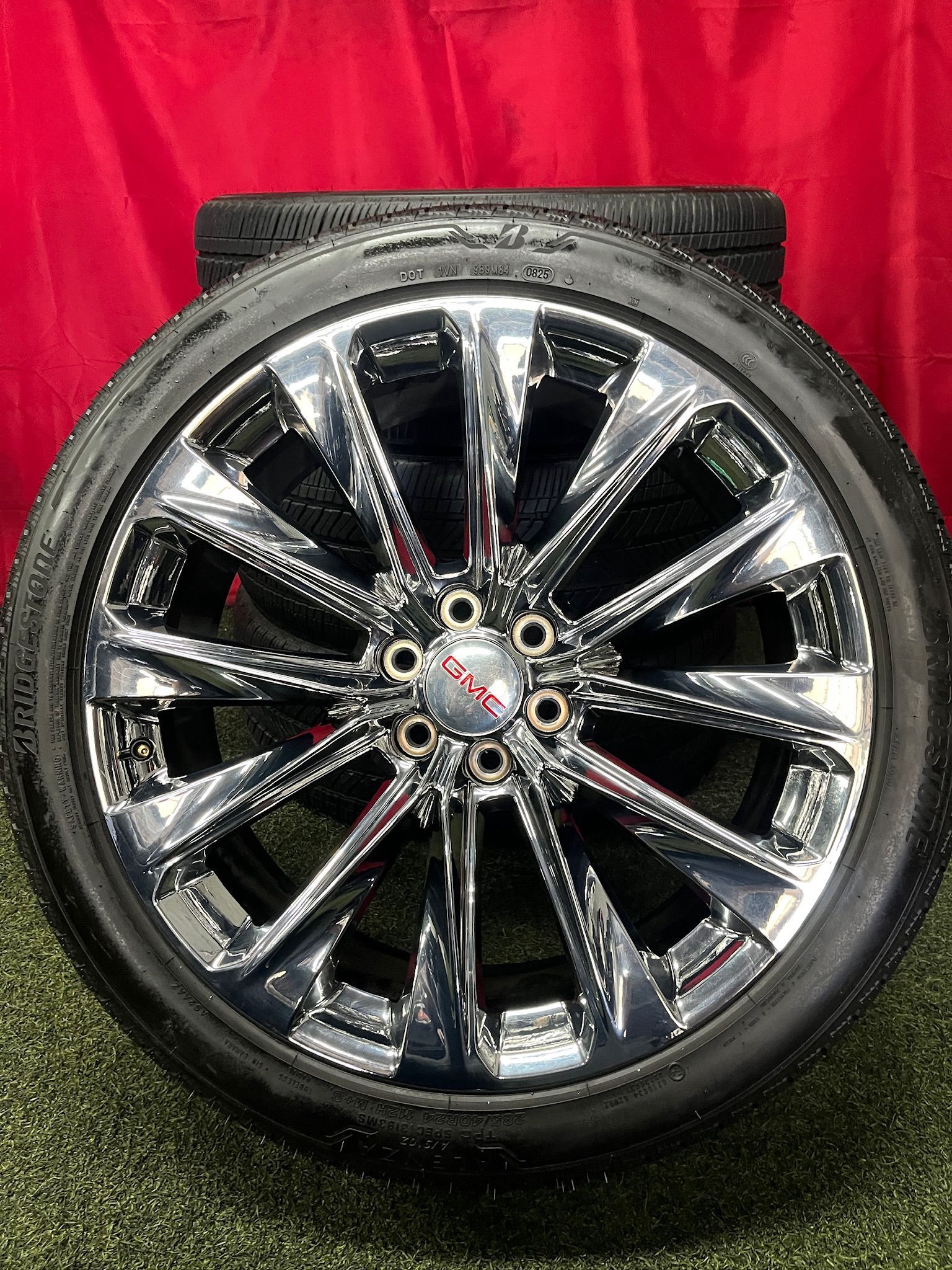 2026 Cadillac Escalade V-Series Chrome 6 Lug 24 Inch OEM Wheels and Tires
