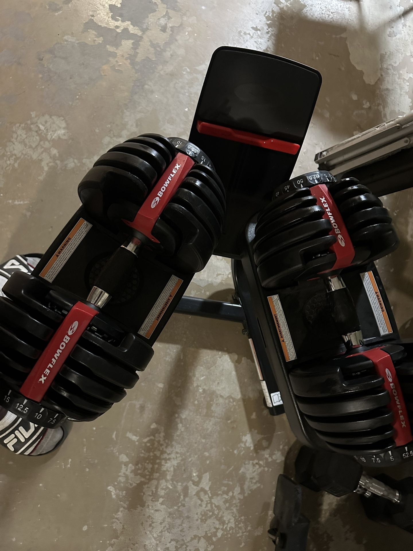 Bow flex 552 Dumbbells With Stand