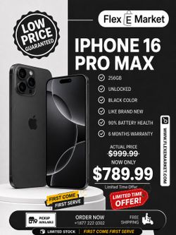 🔥 Limited Time Sale! iPhone 16 Pro Max 256GB Only $789.99 🔥