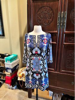 Laundry by Shelli Segal Blue Dress