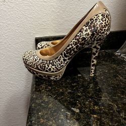Leopard Heels