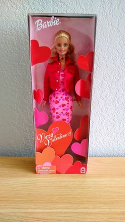 Vintage Very Valentine Barbie Doll 28360 NIB Mattel 2000 New In Box