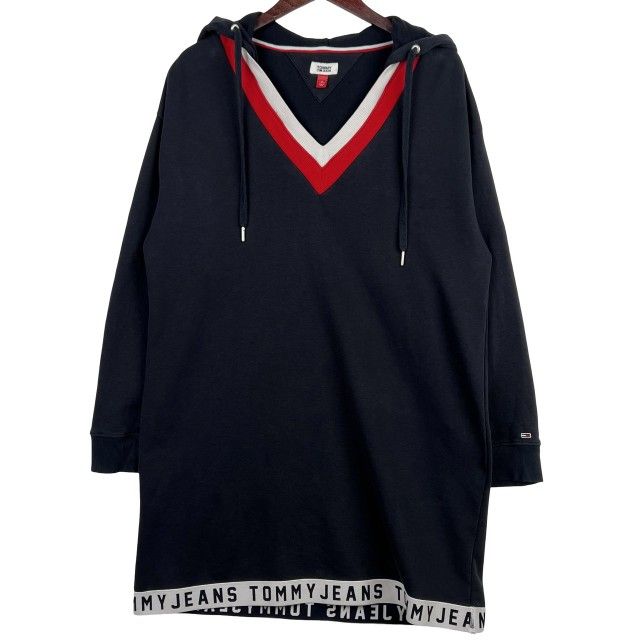 TOMMY JEANS Women's Hooded Sweatshirt Dress SZ XL