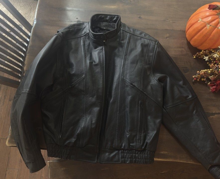 Leather Motorcycle Jacket