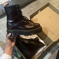 Platform Boots For Sale Cherry Red