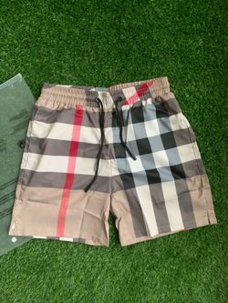 Checkered Burberry Shorts - M