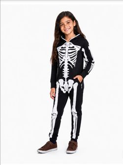 Skeleton bodysuit boys/girls Tipsy elves Halloween costumes
