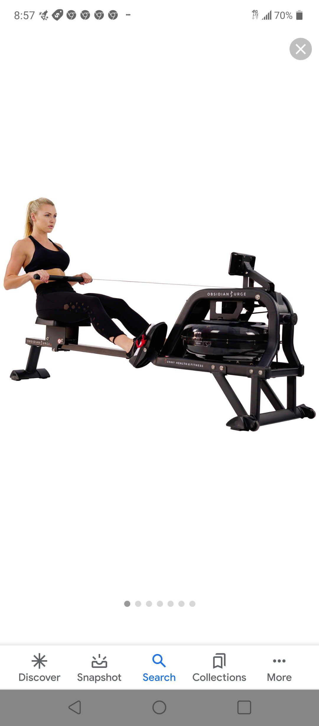 Obsidian surge rower