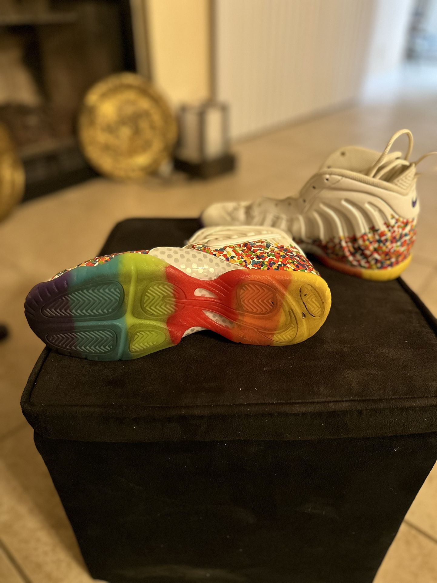 Nike Little Posite Pro fruity pebbles Size