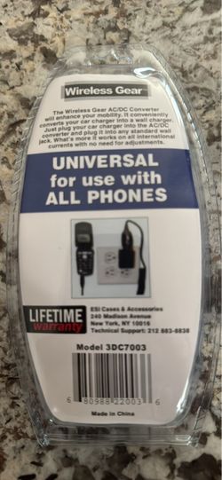 AC/DC wireless gear converter charger