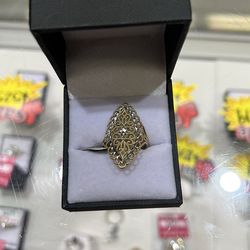 2 toned gold ring 14k 2.8g