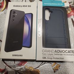 Phone, Case, And Screen Protector 