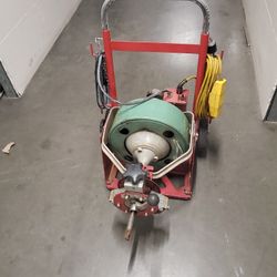 Spartan 100 Drain Cleaner, 75ft With Spartan Tool Power Feed 