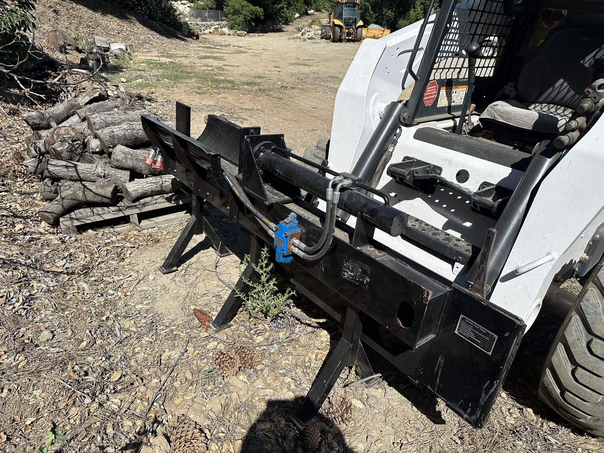 Skid Steer Log Wood Splitter