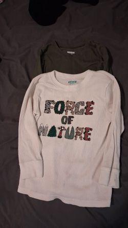 2 baby boys long sleeve shirts size 3t by (garanimals)